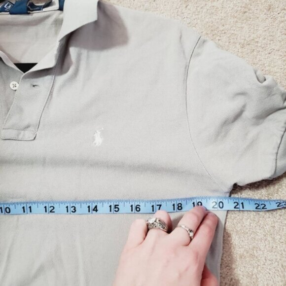 Polo Ralph Lauren Gray Polo Shirt S - Picture 5 of 6